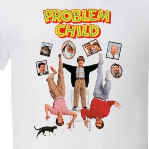 Problem Child 90s Comedy Movie Graphic Tee Retro Classic Film Fan T-Shirt 90 - Picture 2 of 5
